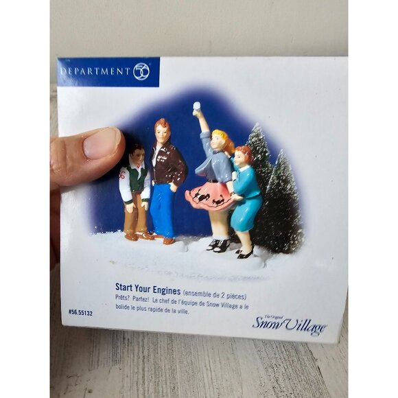 Dept 56 55132 New start your engines poodle skirt snow village people accessory - Picture 2 of 6